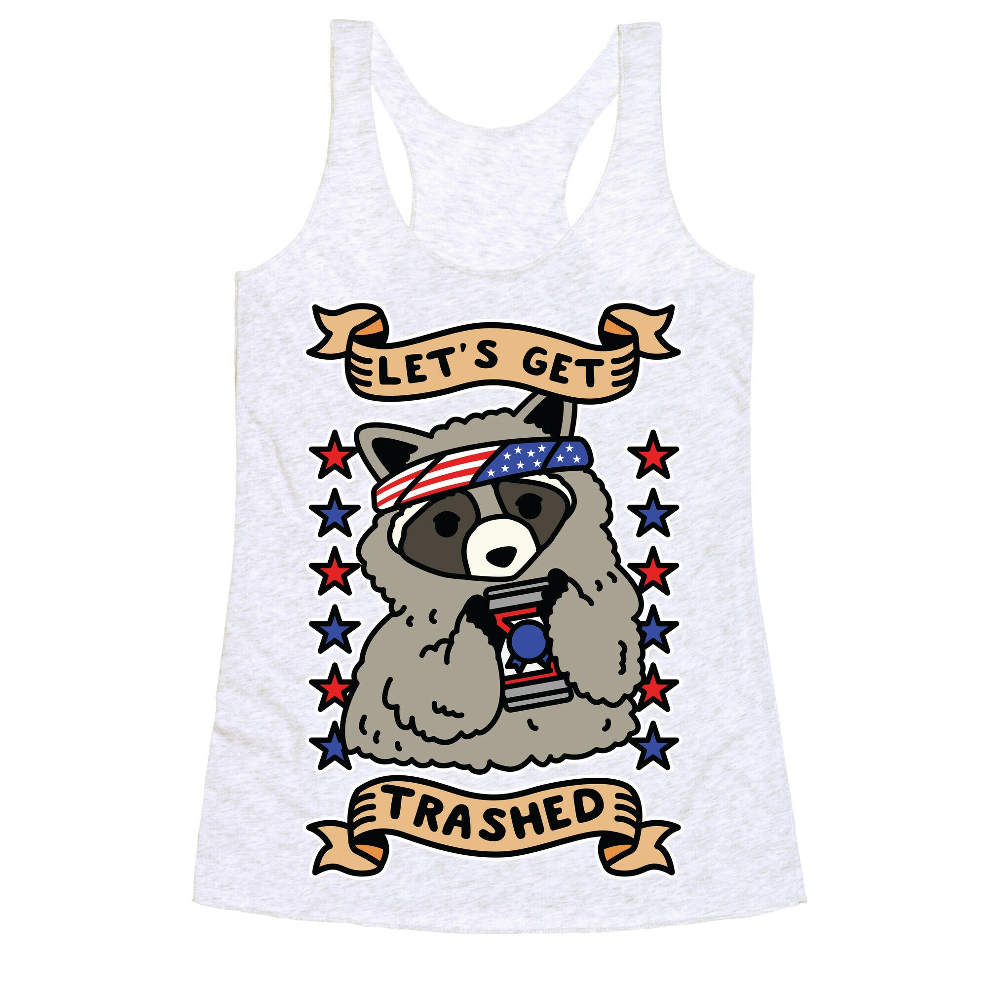 Let's Get Trashed Racerback Tank